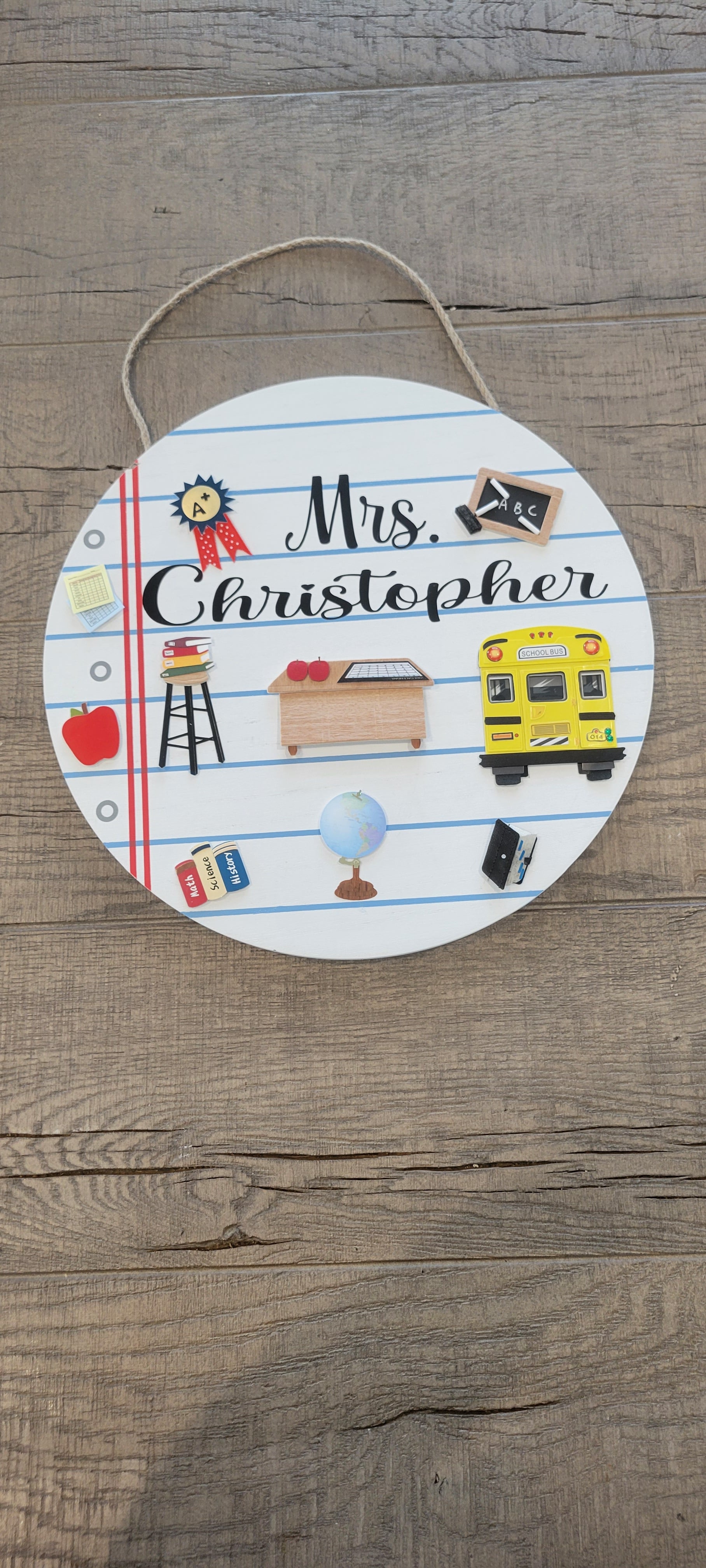 Notebook doorhanger