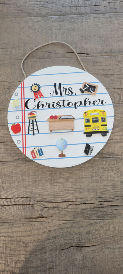 Notebook doorhanger