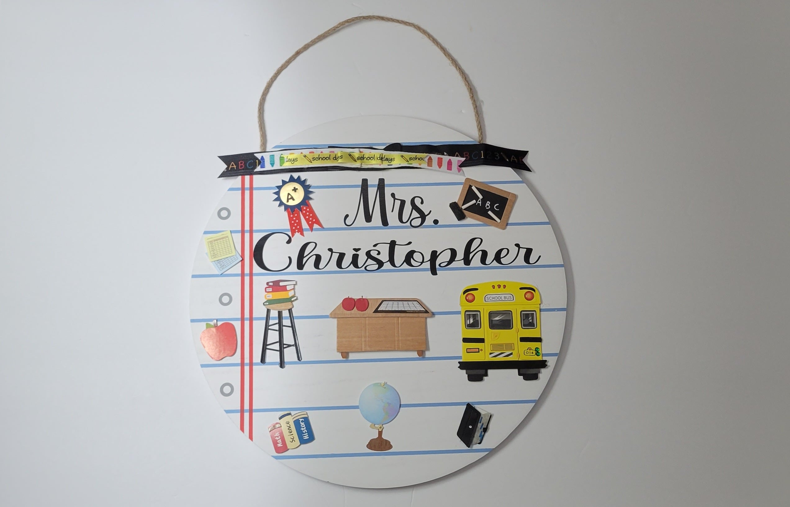 Notebook doorhanger