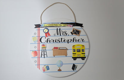 Notebook doorhanger