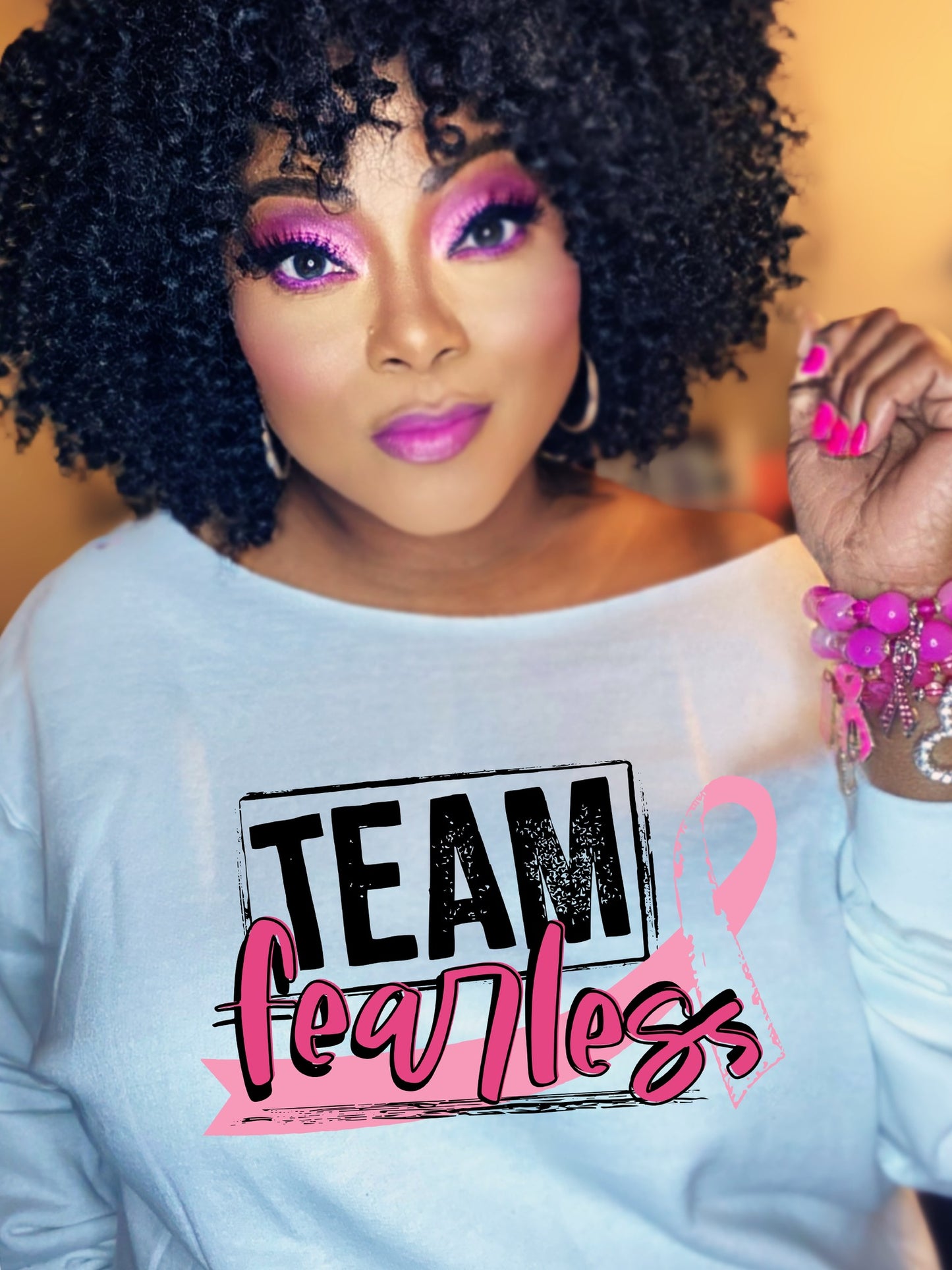 Team Fearless-Pink Ribbon